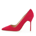 Manolo-Blahnik-Suede-Pump-in-Fuchsia