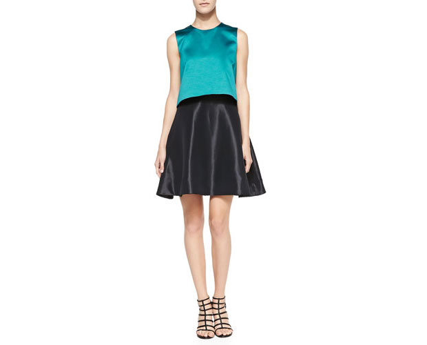 Erin-Featherston-Sleeveless-Contrast-Bodice-Cocktail-Dress