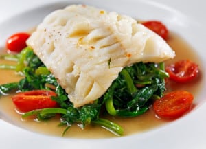 Halibut - foods rich in magnesium