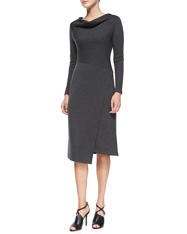 Lafayette-Wool-Draped-Dress