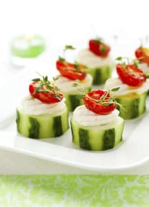 Holiday vegetable appetizer