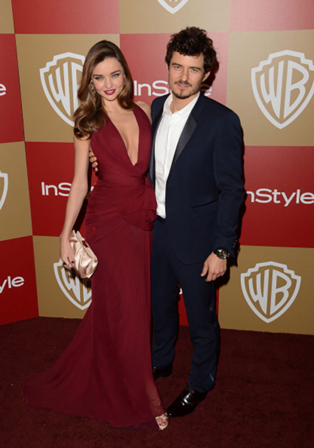 Miranda Kerr Celeb wearing Marsala - Panton color of the year