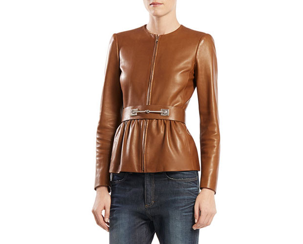 GET THE LOOK: Gucci, Belted Leather Jacket, $3,700 > 