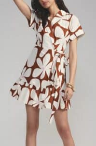 Hutch Floral Wrap Mini Skirt