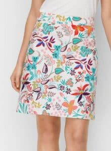 Lush Floral A Line Skirt