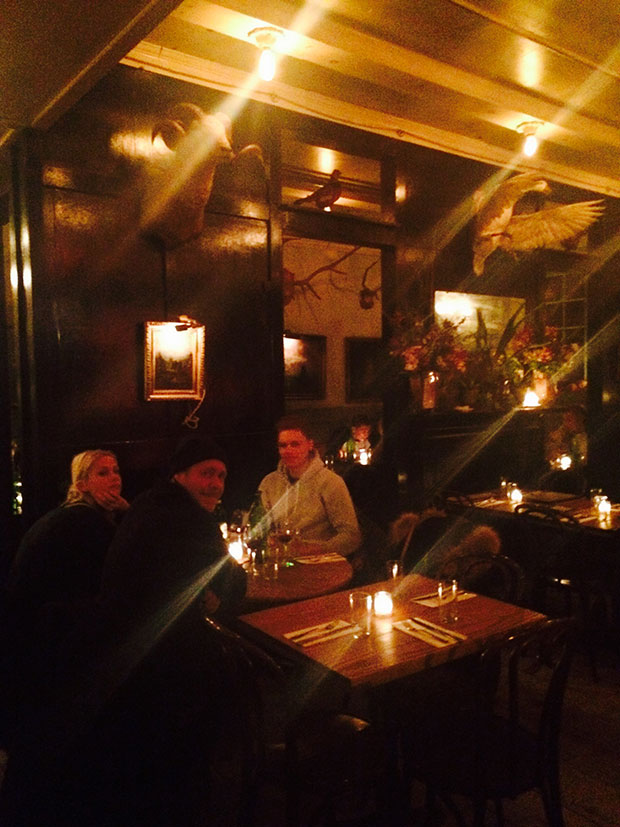 The Freemans Restaurant in NYC