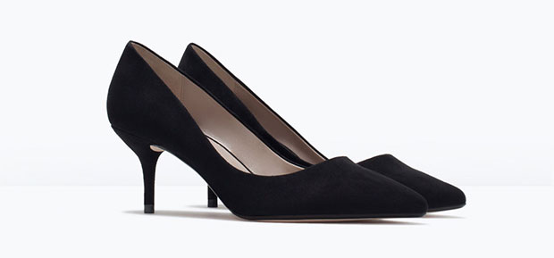GET THE LOOK: Zara, Medium Heel Court Shoe, $59.90 > 