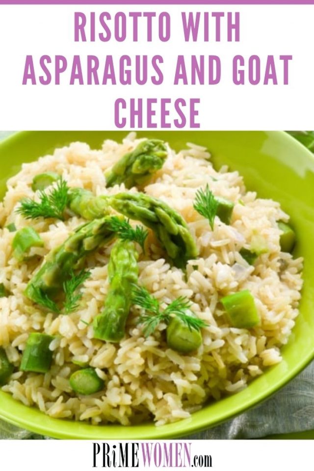 Risotto With Asparagus and Goat Cheese Recipe