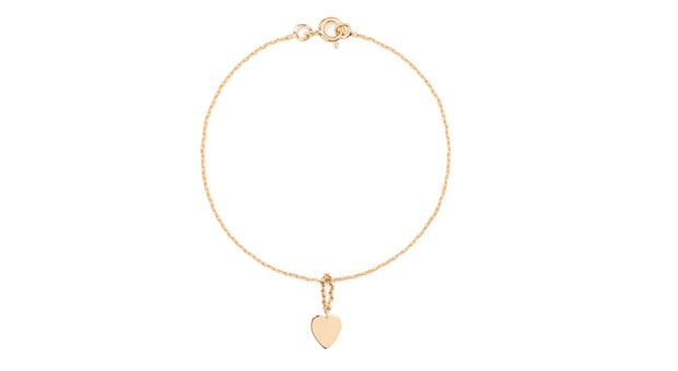 Heart-Charm-Gold-bracelet