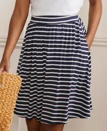 Pull On Jersey Mini Skirt
