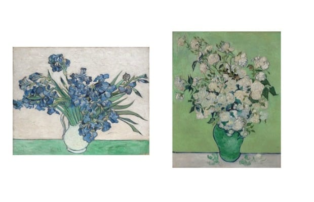 Van Gogh Irises and Roses