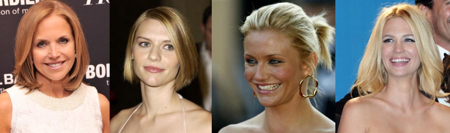 celebrity women and their hair styles
