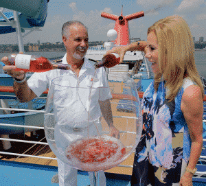 Kathy Lee Gifford rose on Carnival Cruise lines