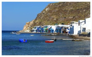 Milos quaint fishing village