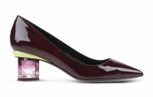 Carnaby Prism Leather Heel
