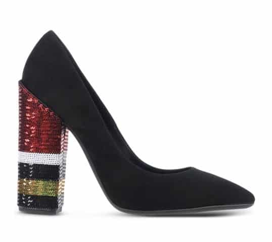 Sequin Heel Pump