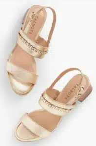 Gold Fiji Chain Vachetta Sandals