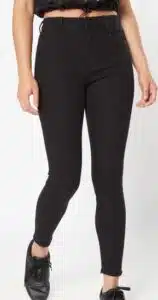 Black High Rise Jeggings