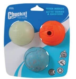 Chuckit! Fetch Ball Medley Triple Pack Dog Toy