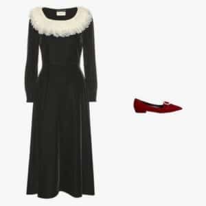 St. Laurent dress; Stella Luna shoe