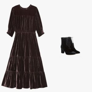Ulla Johnsons Paulina dress; Tabitha Simmons boot