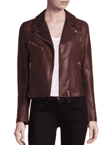 Doma Nappa Leather Moto Jacket