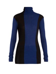 Haider Ackermann Fugazi Striped Roll-Neck Sweater, $496