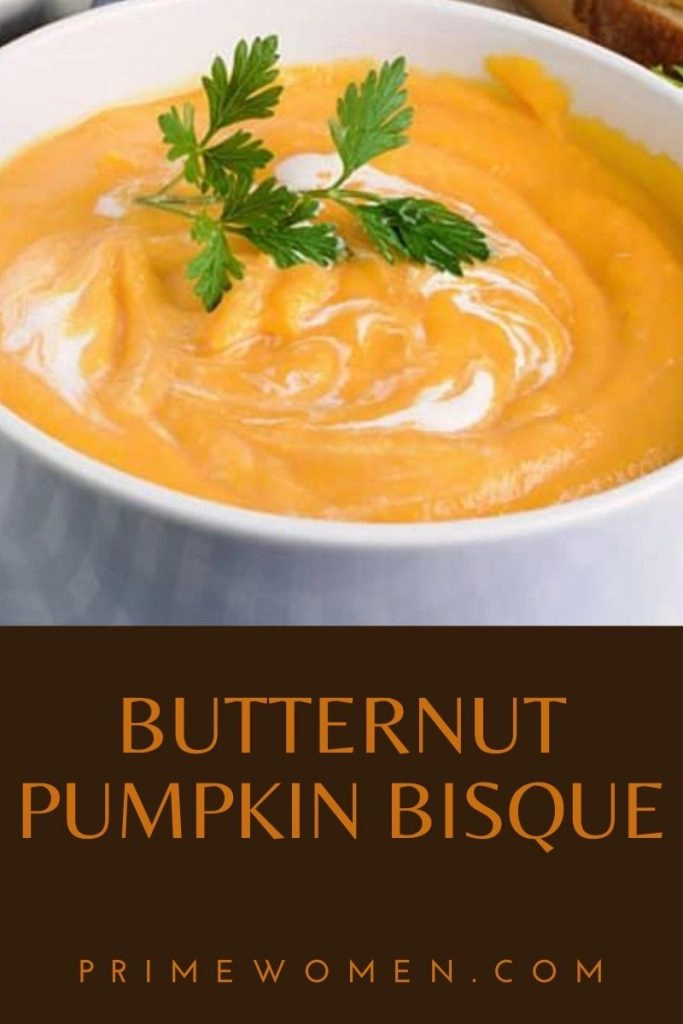BUTTERNUT PUMPKIN BISQUE Recipe