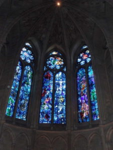 Notre Dame Cathedral, Reims. Chagall windows