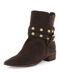See by Chloe Janis Studded Suede Bootie