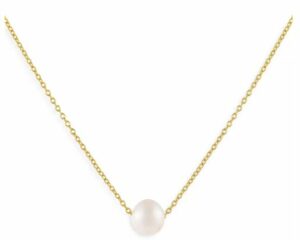 Adinas Jewels Freshwater Pearl Solitaire Pendant Necklace, $48