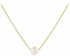 Adinas Jewels Freshwater Pearl Solitaire Pendant Necklace, $48