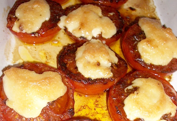 Baked Tomatoes Recipe with Parmigiano Crown