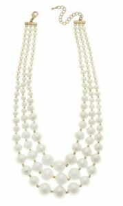 Canvas Audrey Imitation Pearl Layered Necklace, $48