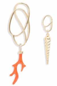 Mismatched Drop Earrings