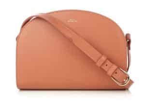 Half Moon Leather Cross-Body Bag