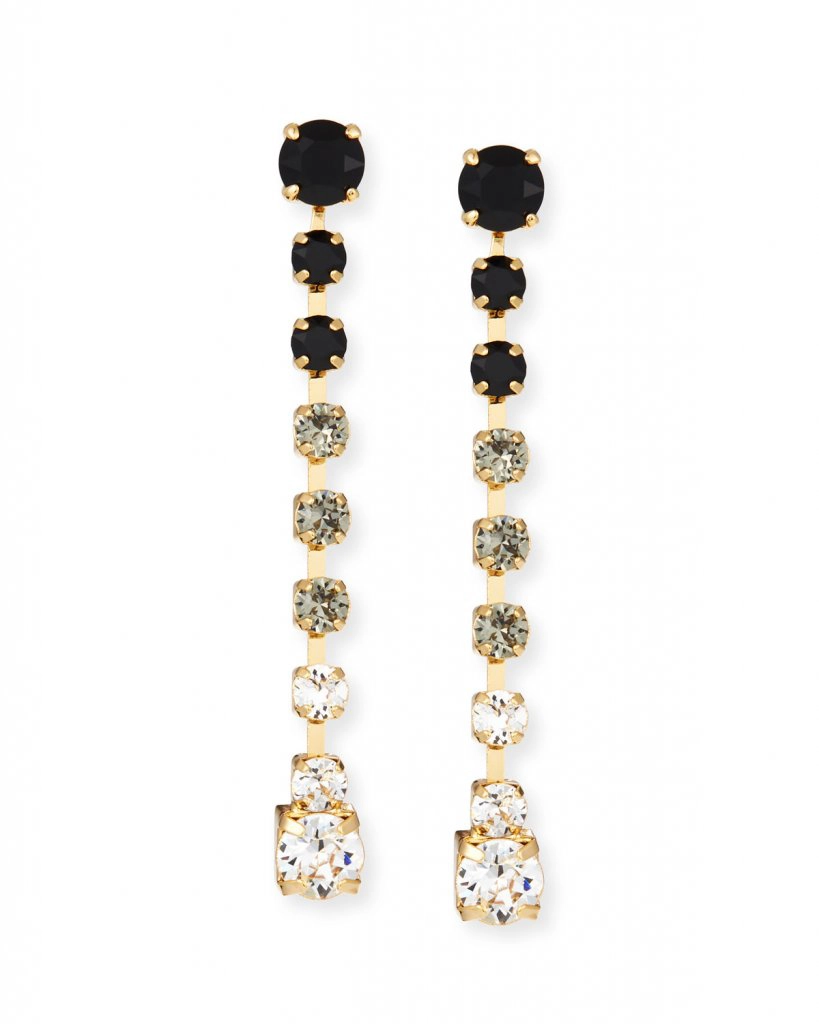 Lulu Frost Rainbow Linear Drop Earrings