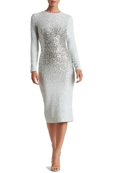 Sequin Midi Dress