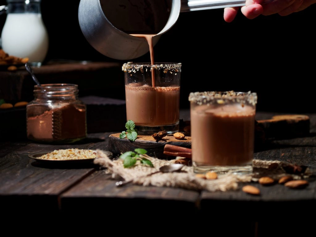 red wine hot chocolate