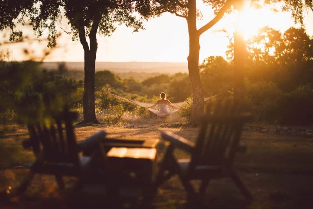 Sage Hill Inn view at sunset