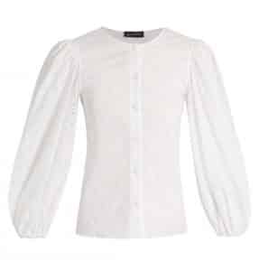 Broderie-Anglaise Cotton Blouse