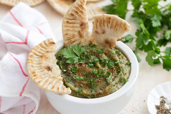 Healthy Appetizer: Spicy Eggplant Dip