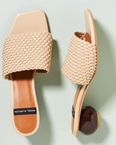 Anthropologie Diantha Heeled Mules