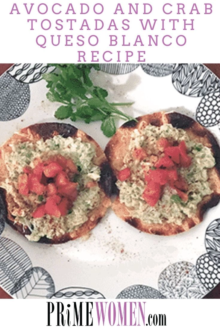 Avocado and Crab Tostadas with Queso Blanco Recipe