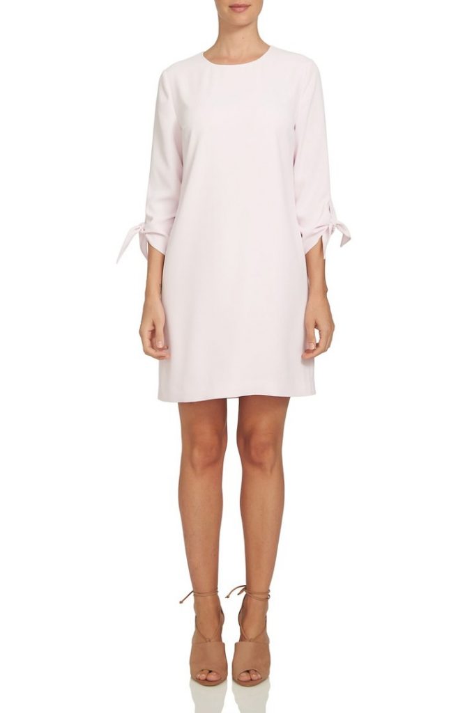 Tie Sleeve Shift Dress