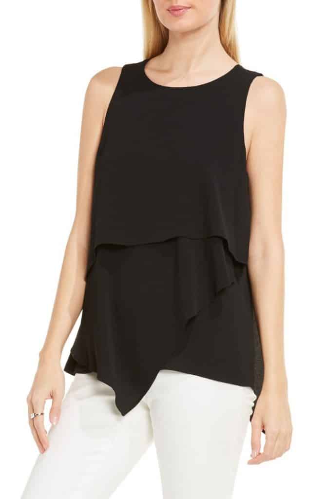 Tiered Asymmetrical Blouse