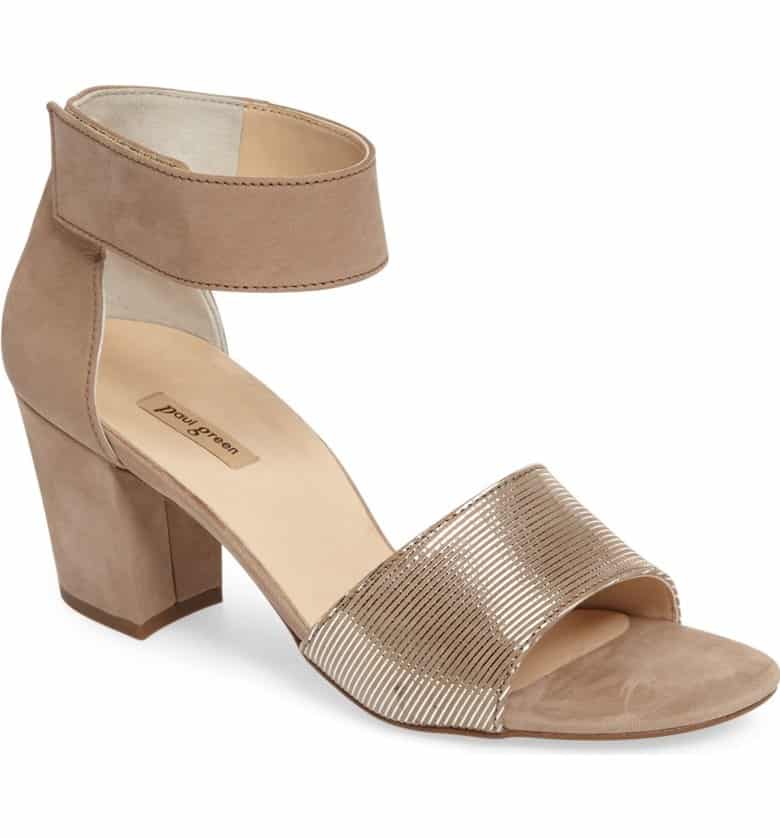 'Wells' Ankle Strap Sandal