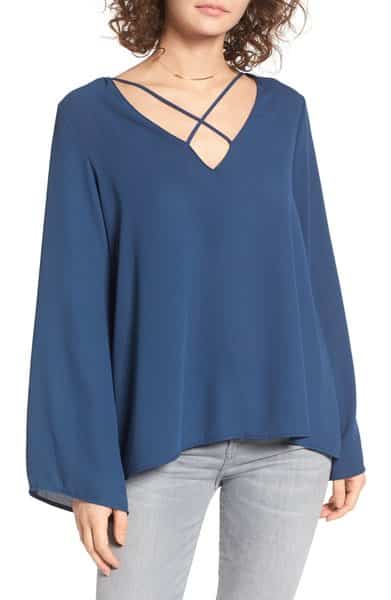 Cross Front Blouse