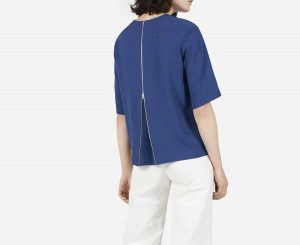 The Japanese GoWeave Back-Zip Tee
