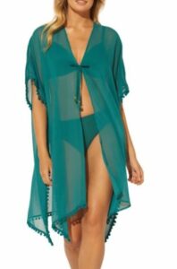 Everything But Water Tie-Front Kimono